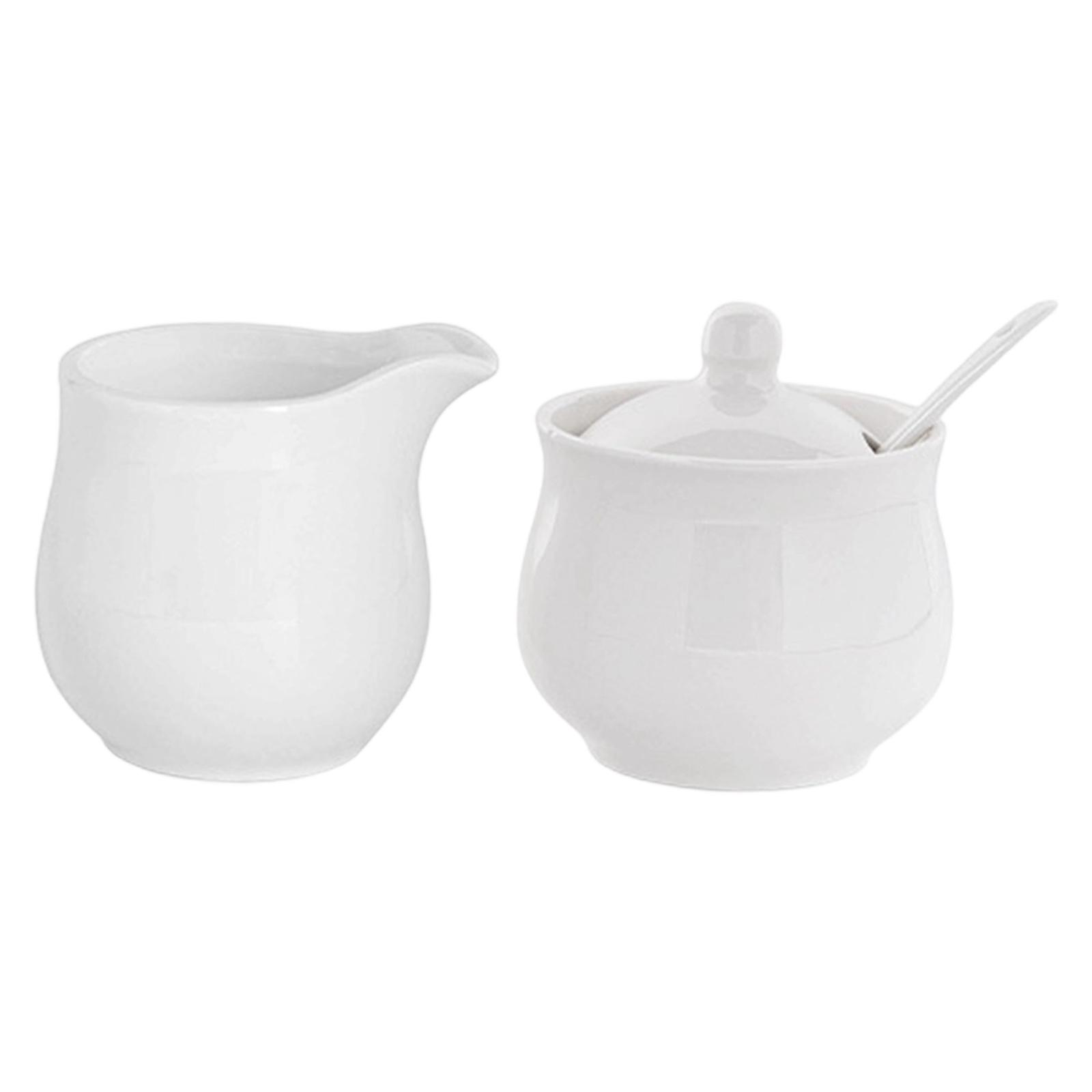 Coffee Tea Creamer - Conjunto Retrô de Açucareiro e Jarra