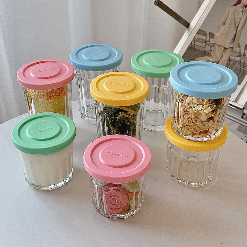 Coffee Tea Drawer Organizer - Tanque de vidro selado com tampa