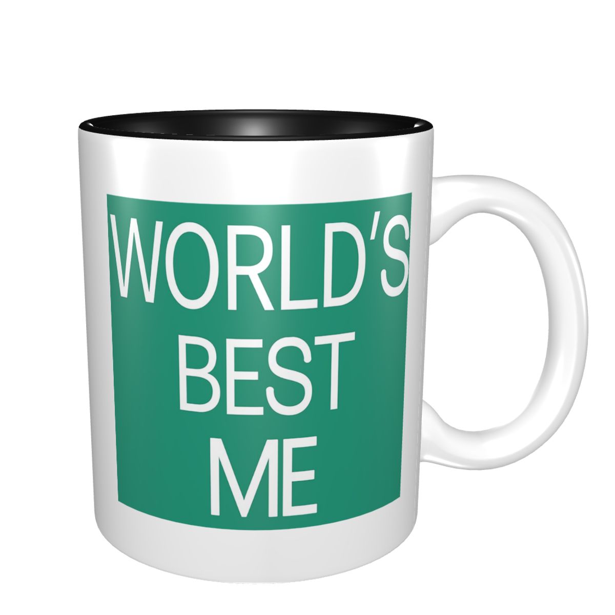 Coffee Tea With Me - Caneca Engraçada 'World's Best Me' em