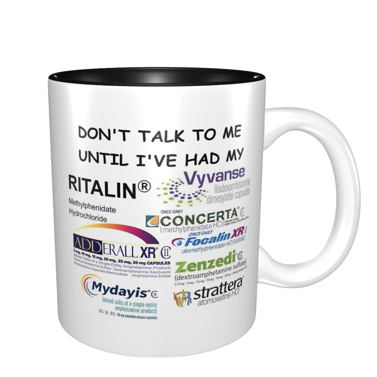 Coffee Tea With Me - Caneca Engraçada 'Não Me Fale' em