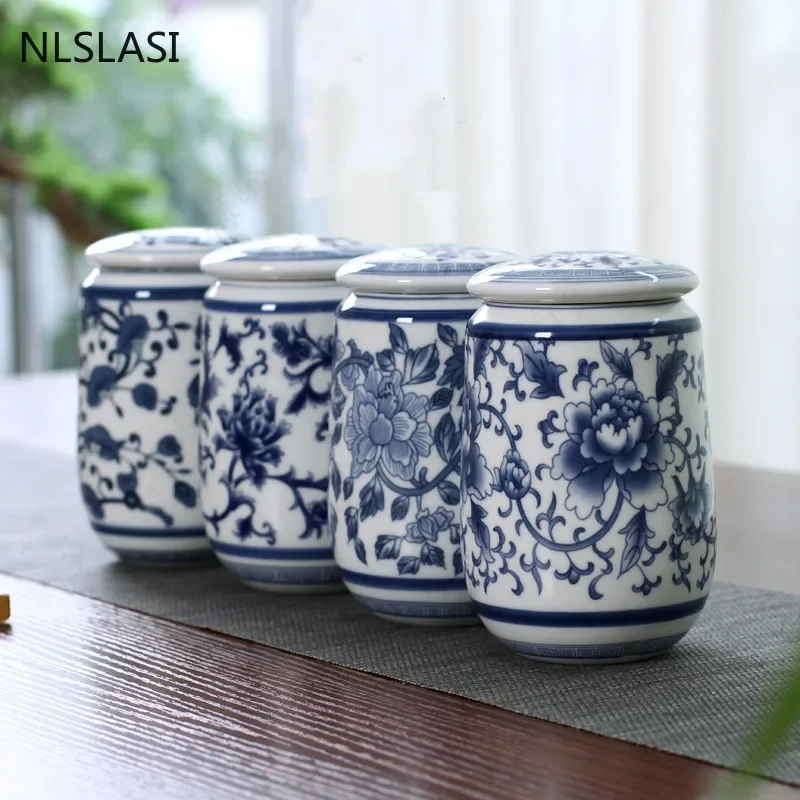 Coffee Tea Drawer Organizer - Palácio chinês azul e branco porcelana