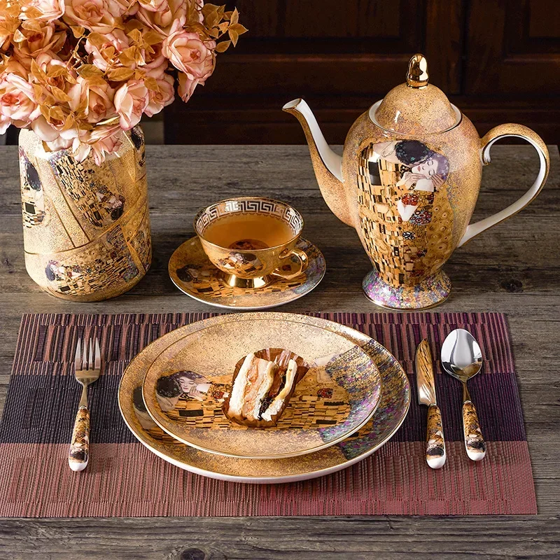 Coffee Tea Creamer - Conjunto de Café em Porcelana Bone