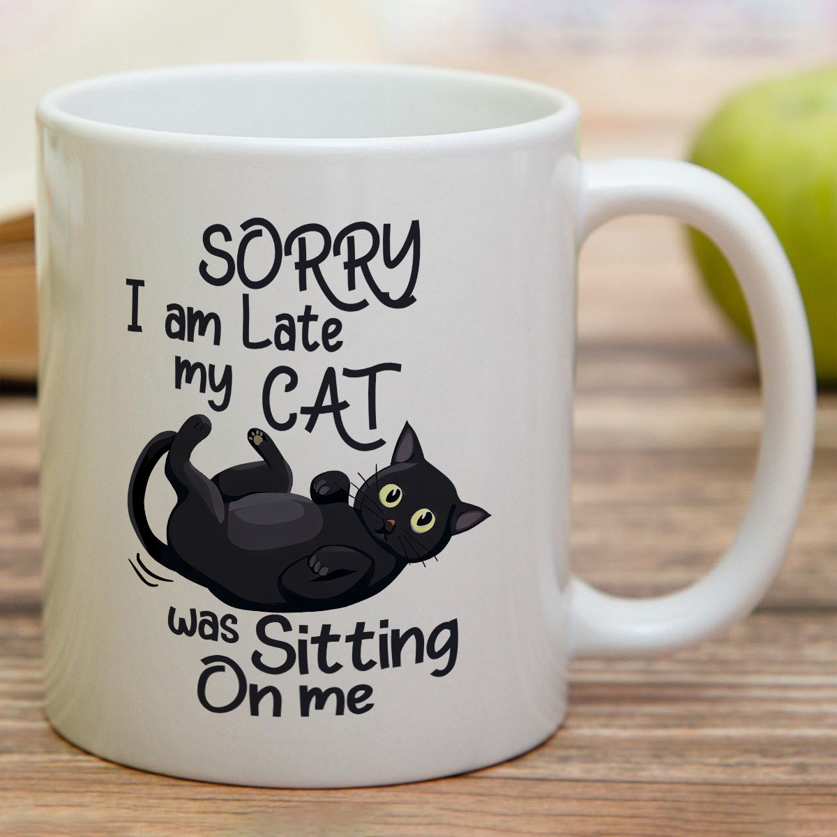 Coffee Tea With Me - 1 caneca de cerâmica em forma