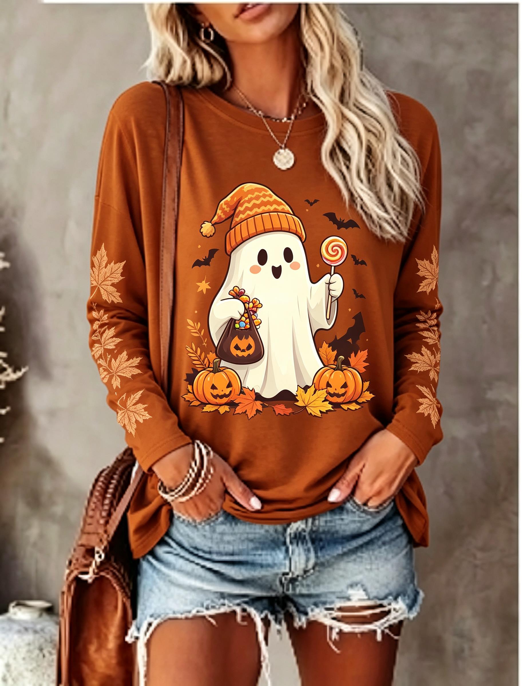Coffee&Tea House Opinie - Camiseta de manga comprida para mulher,