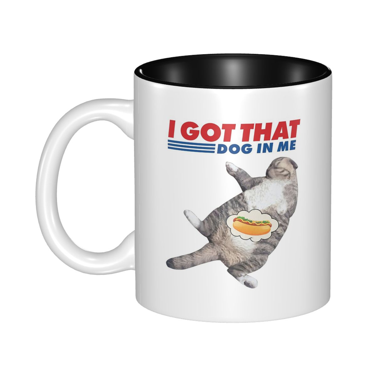 Coffee Tea With Me - Caneca Engraçada de Cerâmica com Estampa