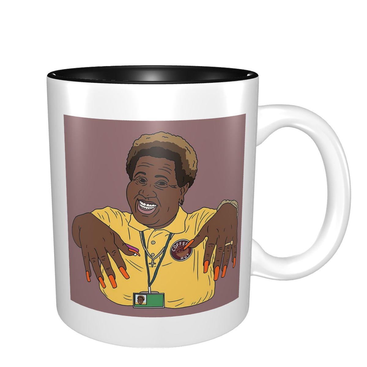 Coffee Tea With Me - Caneca Engraçada de Cerâmica Come Fly