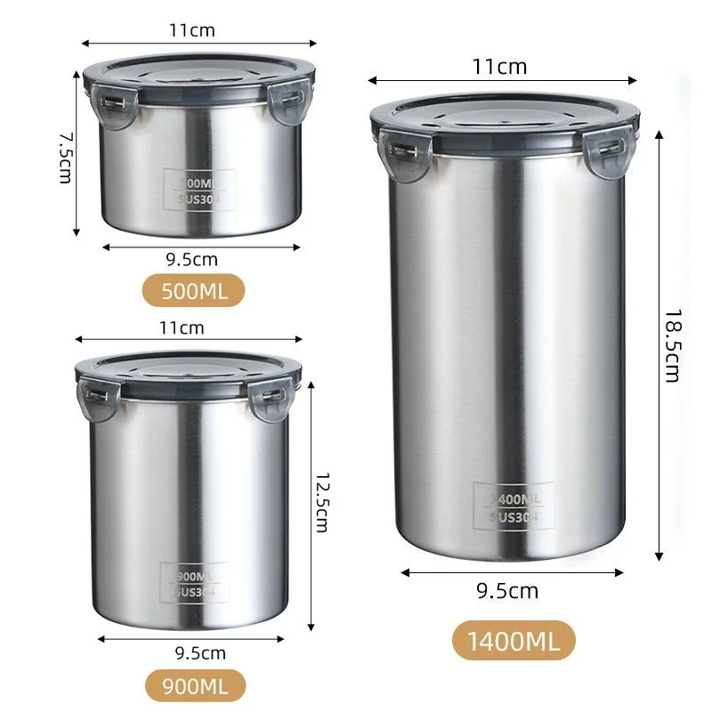 Recipiente de alimentos em aço - Coffee Tea Leaf And Bean avaliação e preço