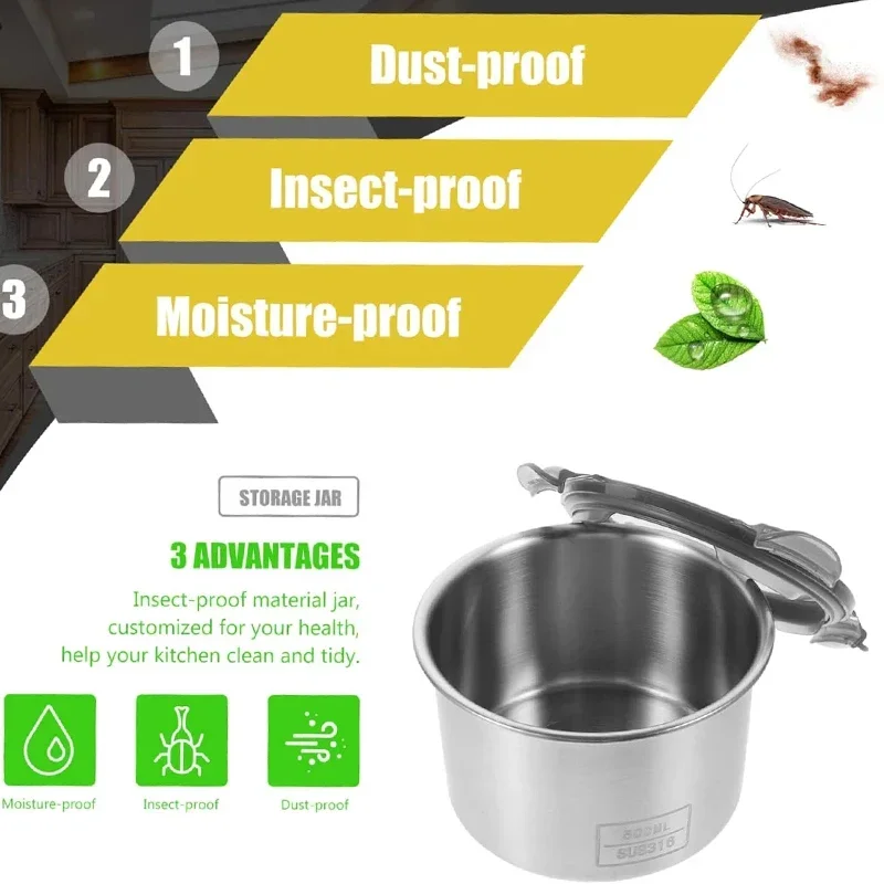 Recipiente de alimentos em aço - Coffee Tea Leaf And Bean avaliação e preço