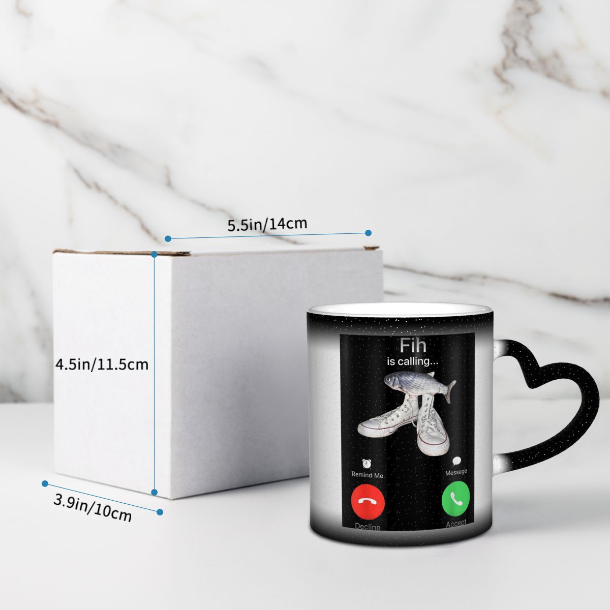 Caneca de Cerâmica Fih para Le - Coffee Tea With Me avaliação e preço