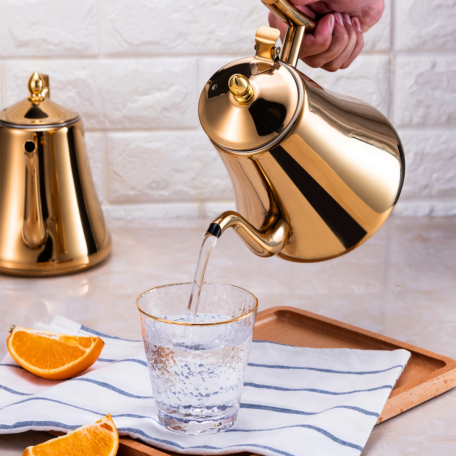 Chaleira de chá de aço inoxidá - Coffee Tea Creamer avaliação e preço