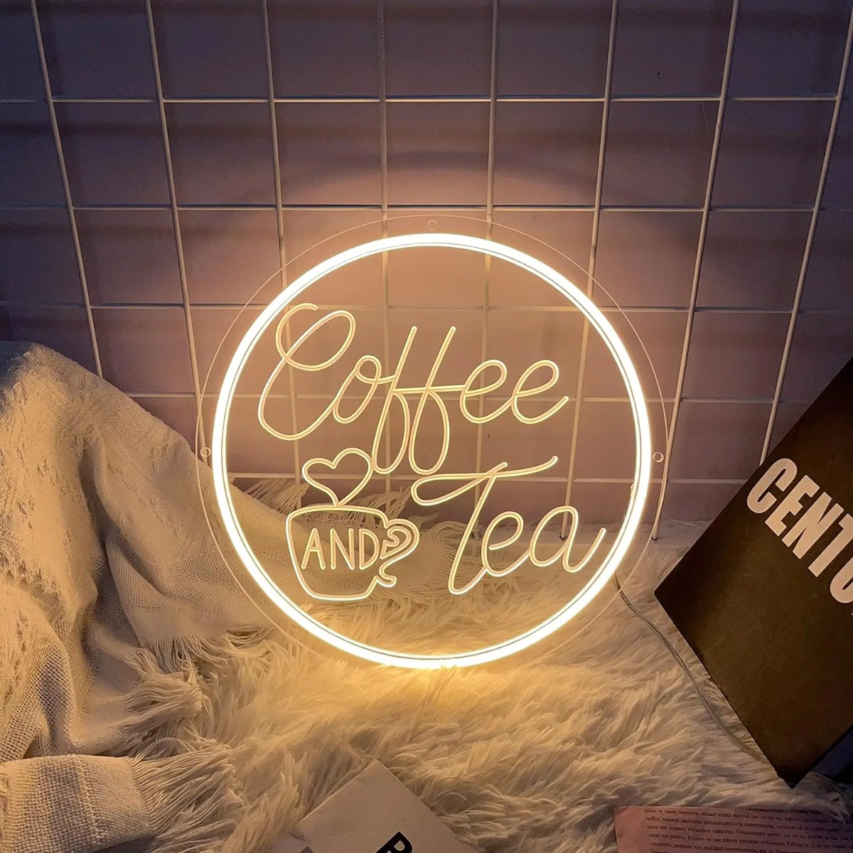 Letreiro Neon de Café e Chá, L - Coffee Tea Neon Sign avaliação e preço