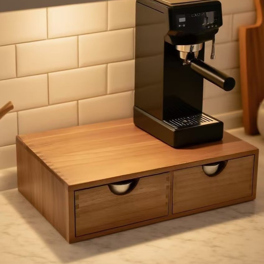 Base minimalista para máquina  - Coffee Tea Drawer Organizer avaliação e preço