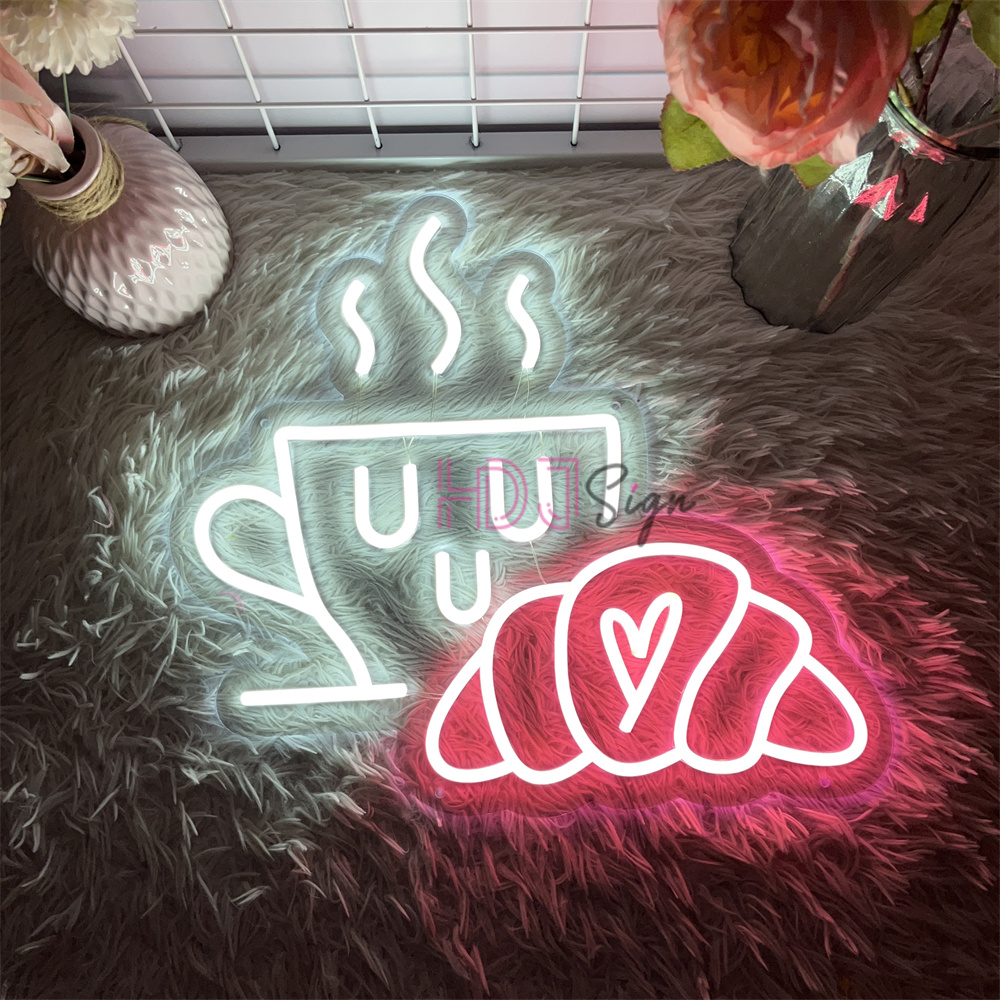 Café chá néon led sinal noite  - Coffee Tea Neon Sign avaliação e preço