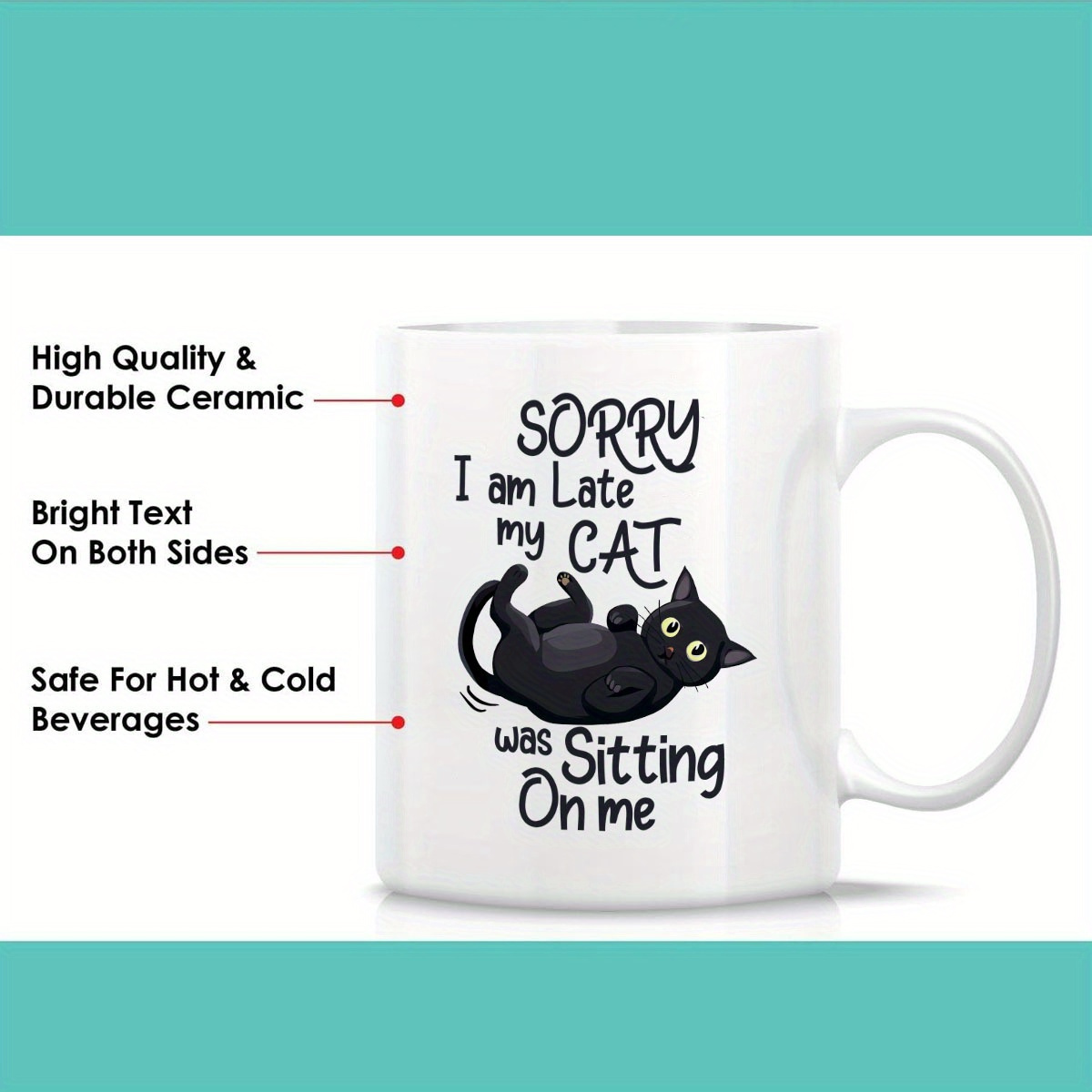 1 caneca de cerâmica em forma  - Coffee Tea With Me avaliação e preço