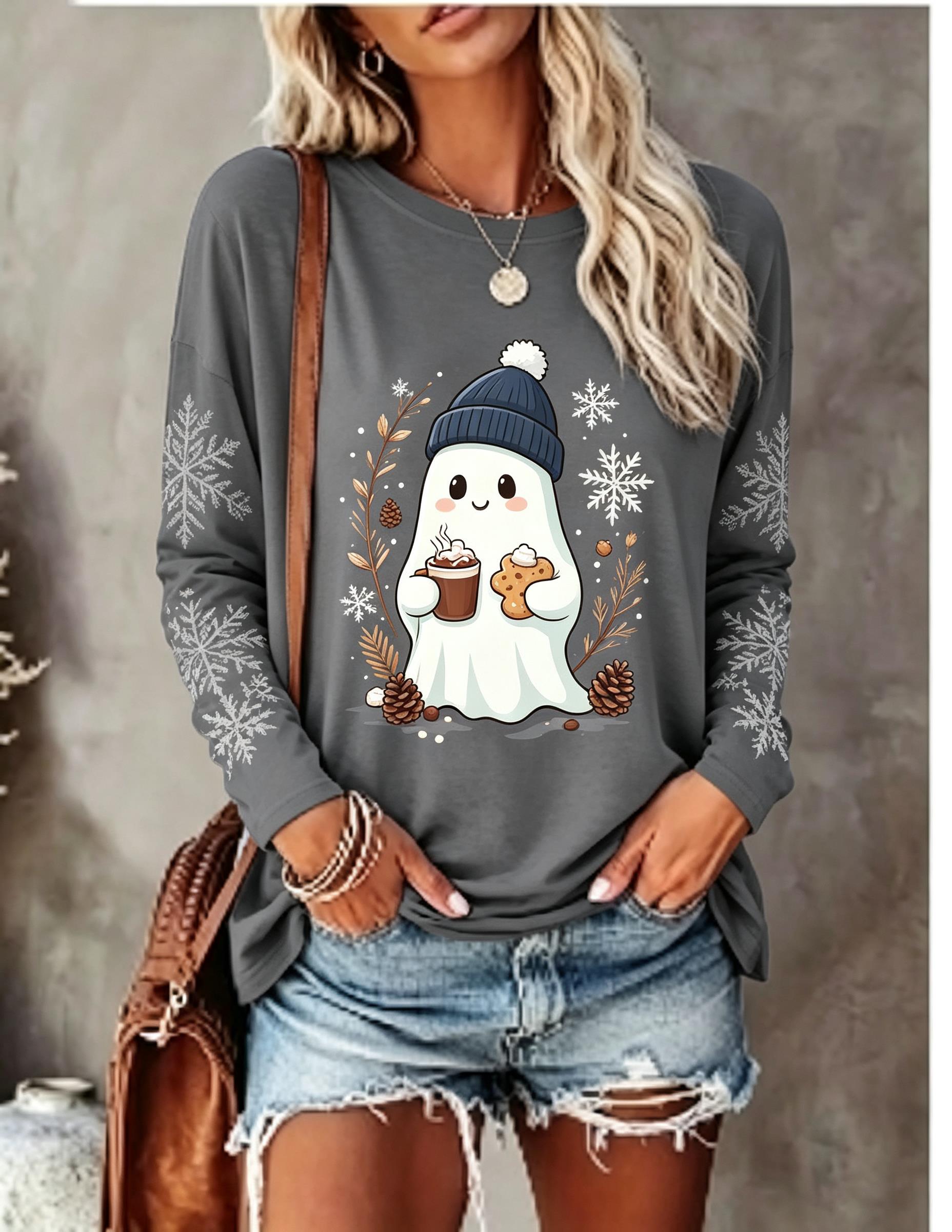 Camiseta de manga comprida par - Coffee&Tea House Opinie avaliação e preço