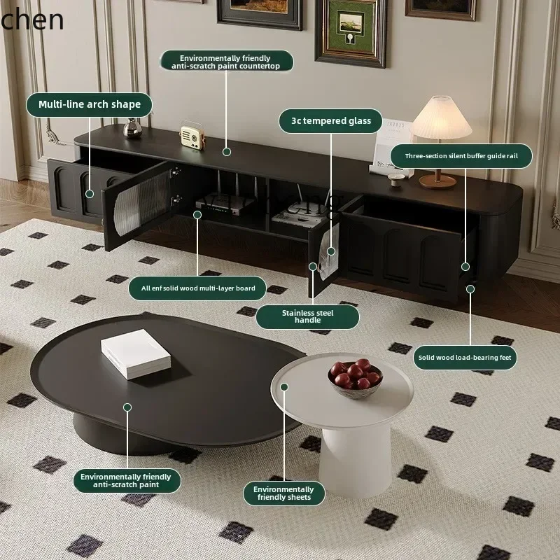 Mesa de centro e armário de TV - Coffee&Tea House Opinie avaliação e preço