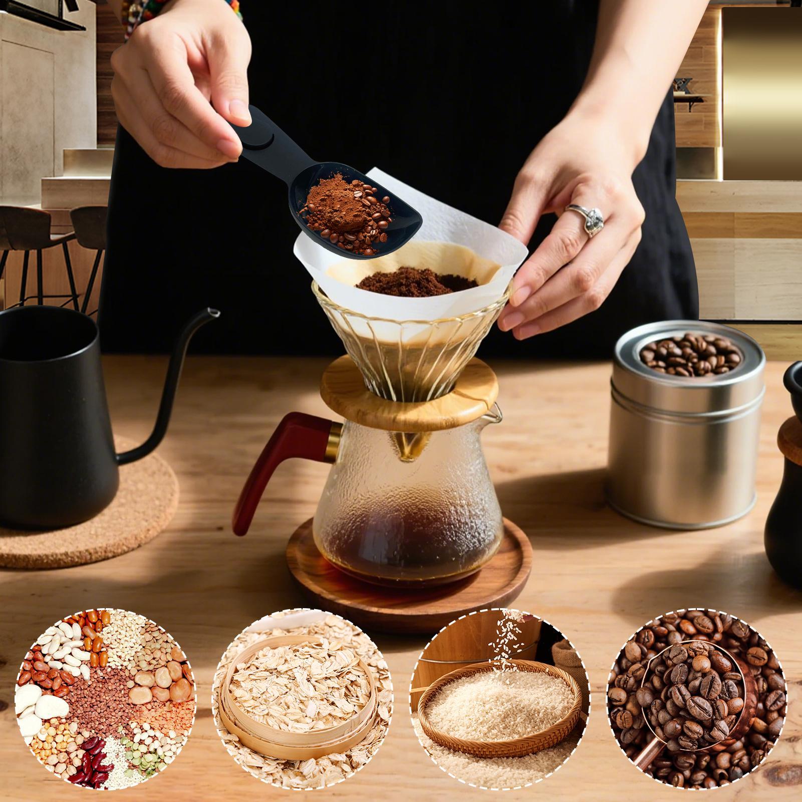 Colher de café com clipe multi - Coffee Tea Leaf And Bean avaliação e preço
