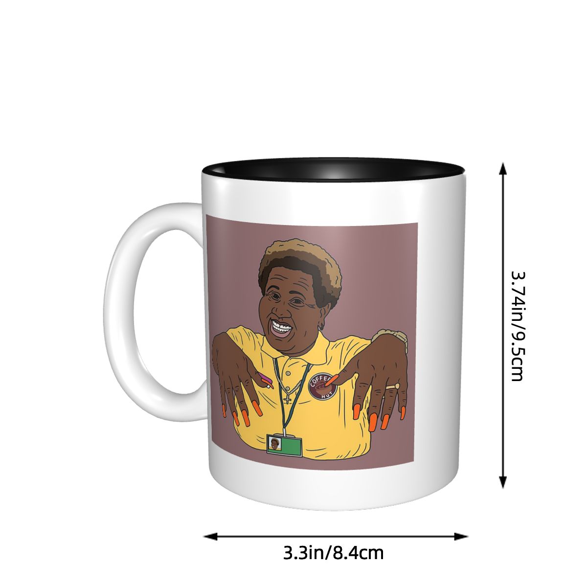 Caneca Engraçada de Cerâmica C - Coffee Tea With Me avaliação e preço