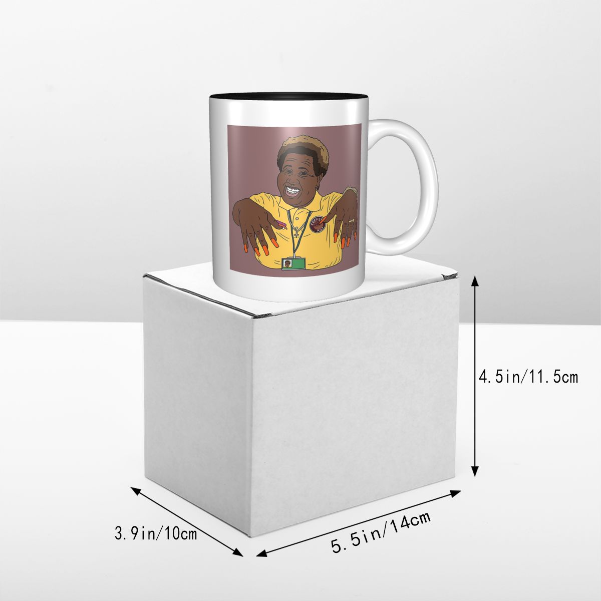 Caneca Engraçada de Cerâmica C - Coffee Tea With Me avaliação e preço