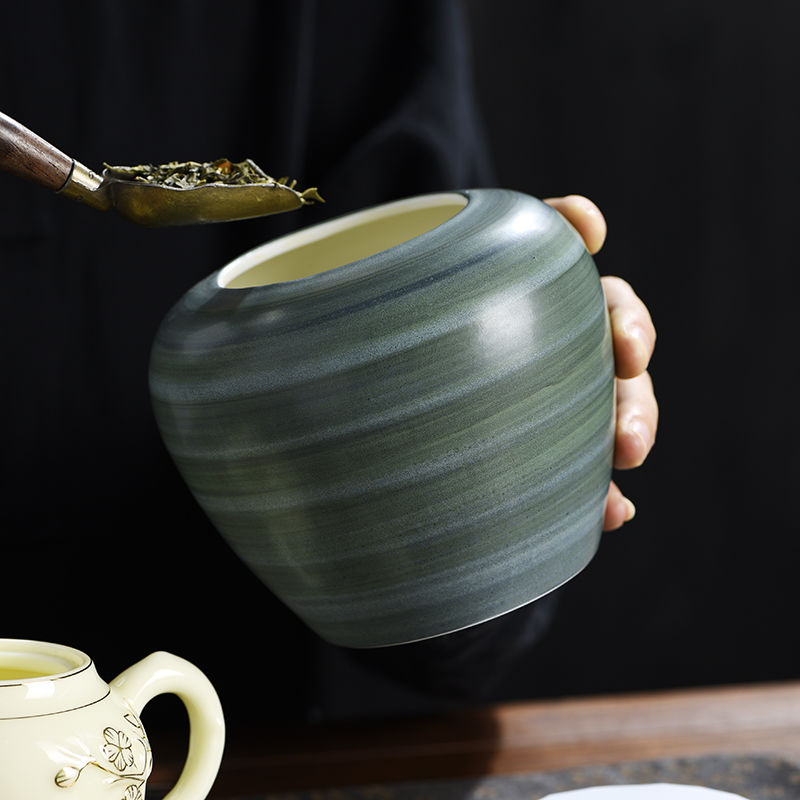 Jarra de cerâmica retrô com fo - Coffee Tea Leaf And Bean avaliação e preço