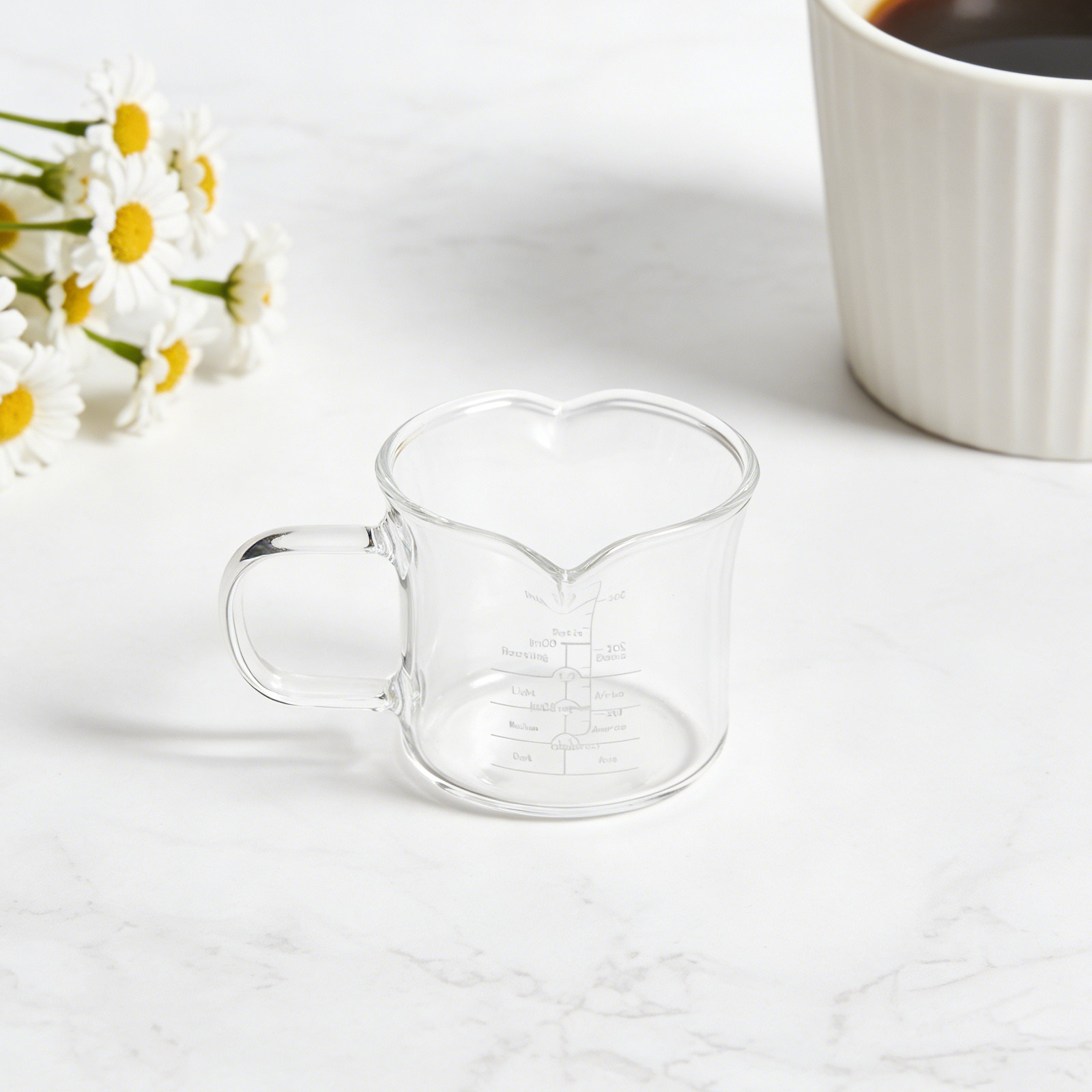 Copo Medidor de Vidro com Bico - Coffee Tea Creamer avaliação e preço